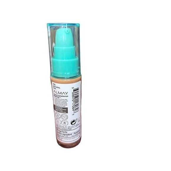 ALMAY Clear Complexion Makeup Salicylic Acid Foundation (1oz / 30mL) 710 Natural - Picture 2 of 4